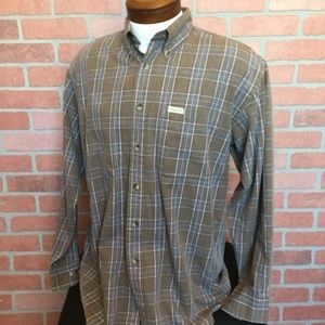 Pendleton plaid button Front shirt size med (4H21)